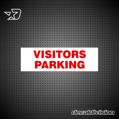Visitors Parking Sign Visitors Parking Sign